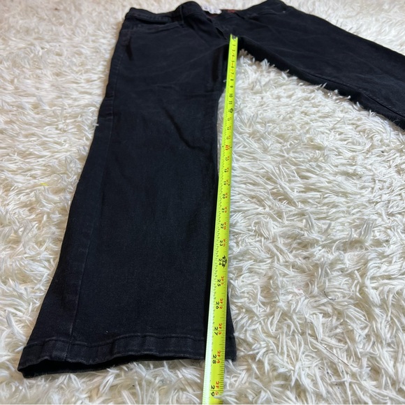 Artful Rebel Jeans Mens 36x30 Black  Stretch Straight Distressed Denim W/pockets - Picture 7 of 11